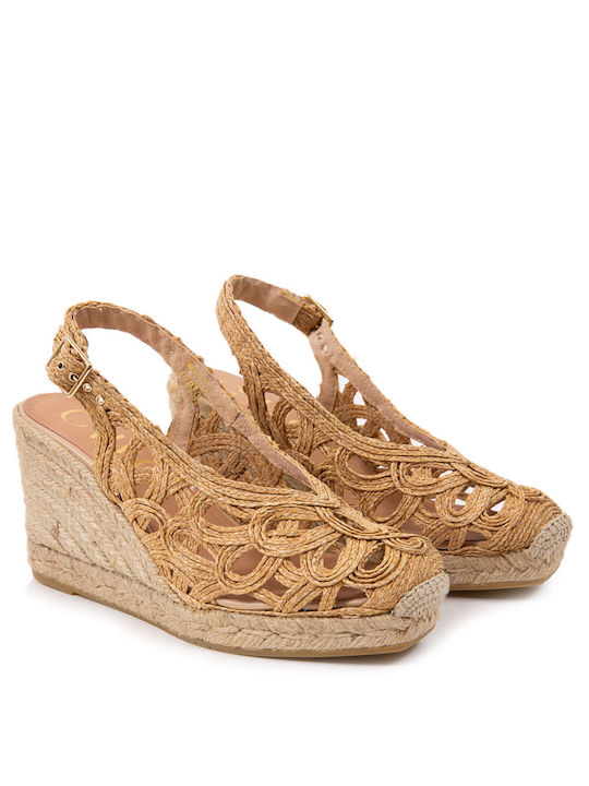 Gaimo Women's Platform Shoes Beige