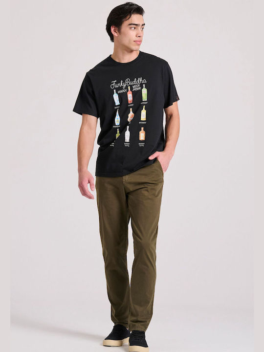 Trousers Chino in Tapered Line Khaki