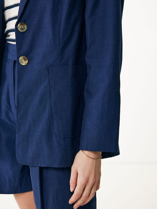 Mexx Γυναικείο Σακάκι Navyblue