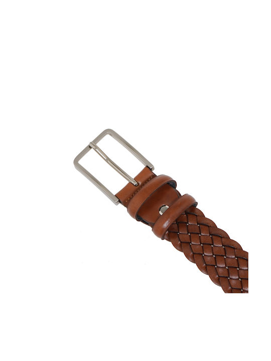 Kalista Men's Knitted Belt Tabac Brown