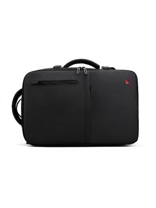 Rucsac Impermeabil Pentru Laptop 17.3" Cu Port USB În Culoare Neagră