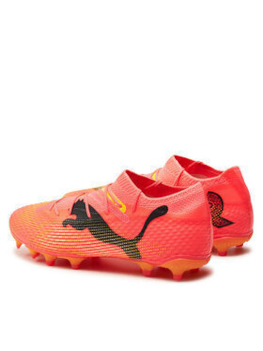 Puma Future Pro+7 FG/AG Niedrig Fußballschuhe mit Stollen Rosa