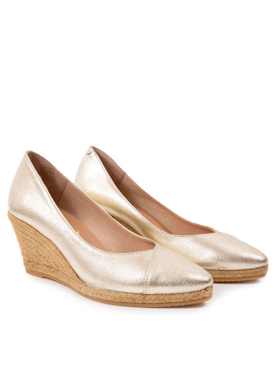 Gaimo Women's Platform Shoes Gold