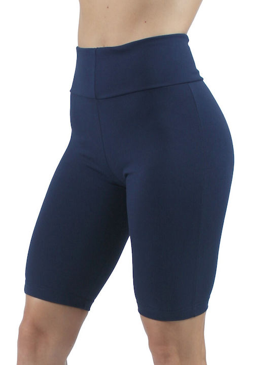 H&S Women's Training Legging High Waisted & Push Up Blue