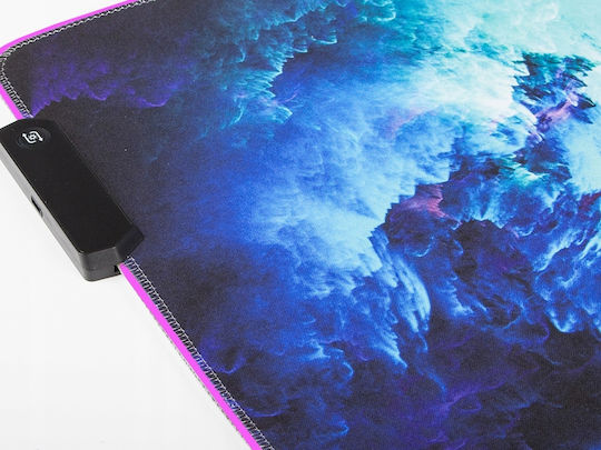 ZK16263QWS8 Gaming Mouse Pad XXL (800mm) με Στήριξη Καρπού και RGB Φωτισμό