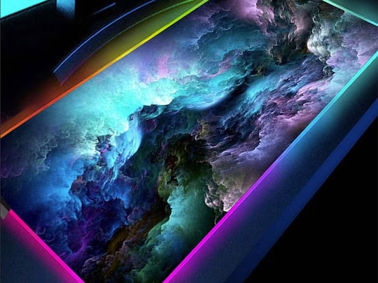 ZK16263QWS7 Covor de șoarece XXL 900mm cu iluminare RGB Violet