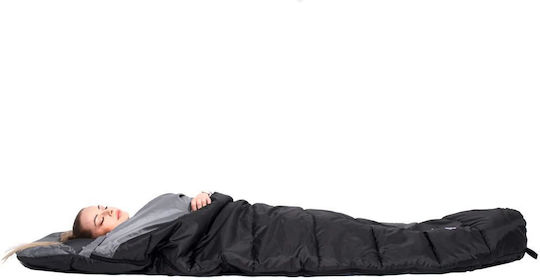 Springos Schlafsack Einzeln Black And Gray