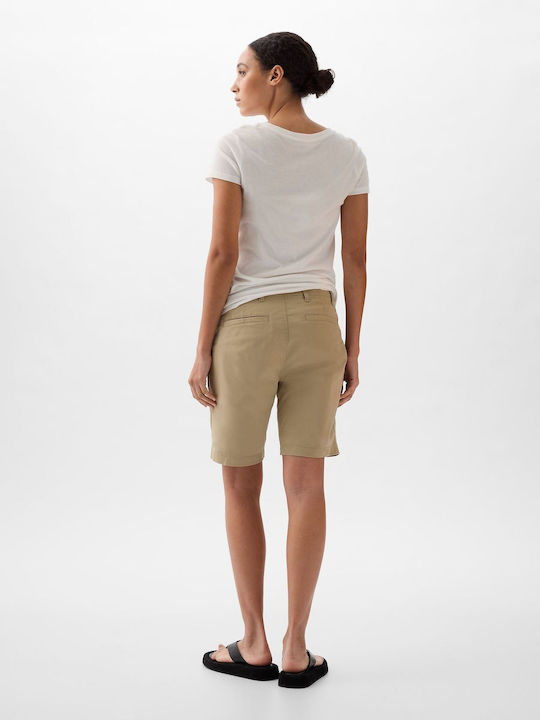 GAP Women's Sporty Bermuda Shorts Khaki