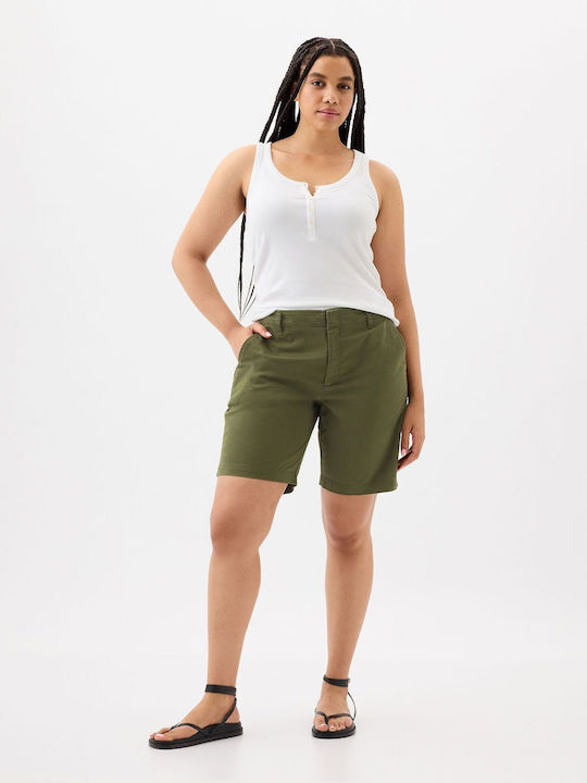 Downtown Γυναικεία Αθλητική Βερμούδα army jacket green