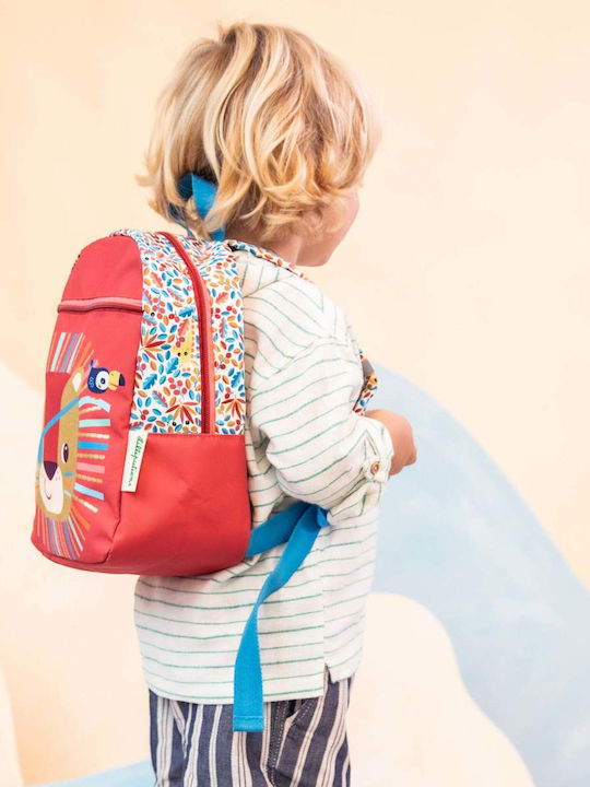 Lilliputiens School Bag Backpack Kindergarten in Red color