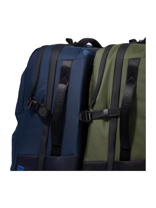 Piquadro Valiză De Călătorie De Cabină Din Material Textil Albastră Cu 4 Roți Înălțime 55 Cm