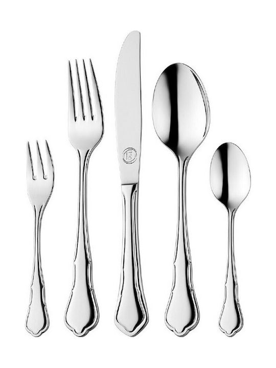 Cryspo Trio Set of Forks Table Silver 6pcs