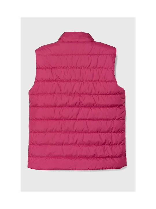 Guess Jachetă casual pentru copii Fără mâneci Pink