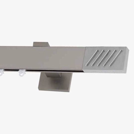 Frans Line Inox Curtain Track in Stainless Steel in Color 360cm