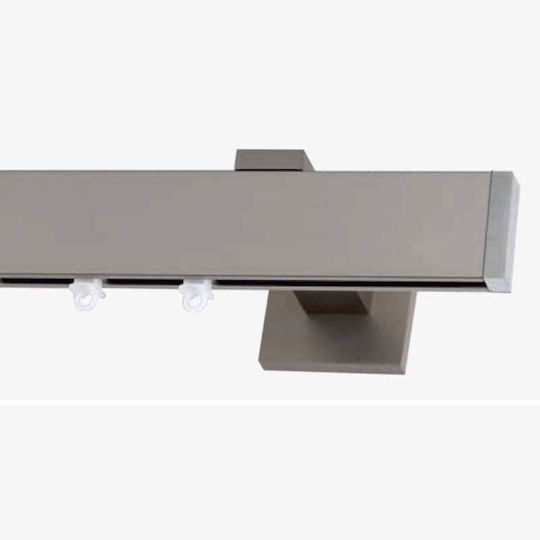 Frans Heavy Duty Inox Curtain Track in Stainless Steel in Color 360cm
