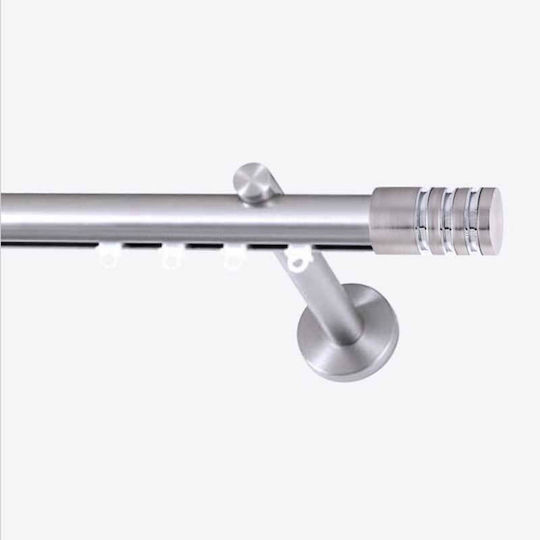 Frans Athens Betta Sens unic Șină Metalic în Culoare Argintiu 160εκ. FR-9540L01_16736