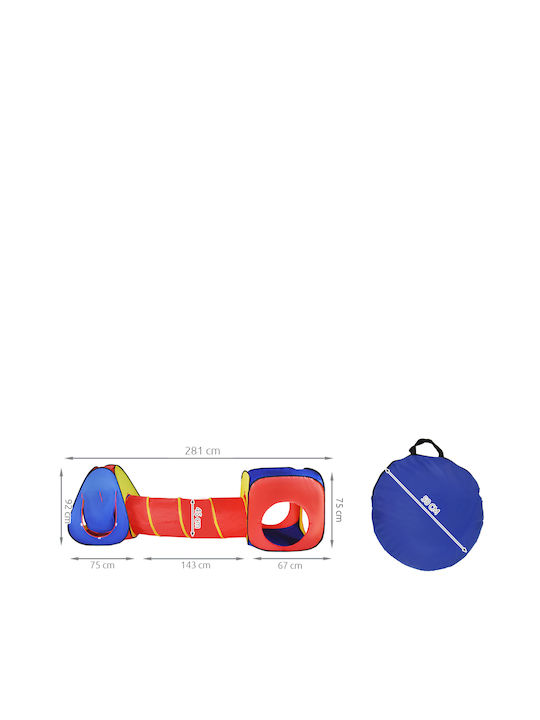 Cort pentru Copii Tunel Multicolor