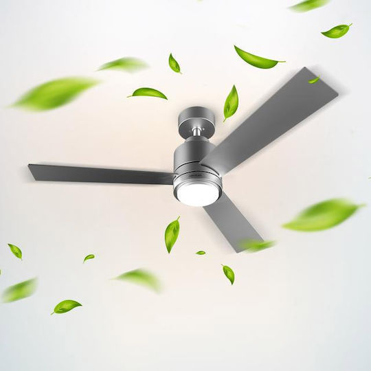Cecotec EnergySilence Aero 4850 Style Ανεμιστήρας Οροφής 122cm με Φως Ασημί