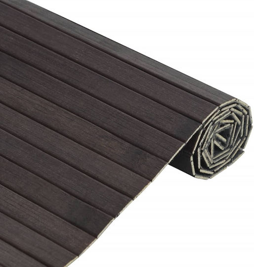 vidaXL Kitchen Mat Runner with Anti-slip Underlay Dark Brown 70x300εκ.
