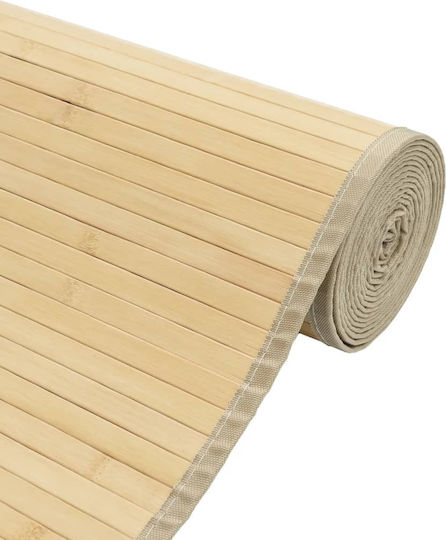 vidaXL Kitchen Mat Runner with Anti-slip Underlay Natural 70x200εκ.