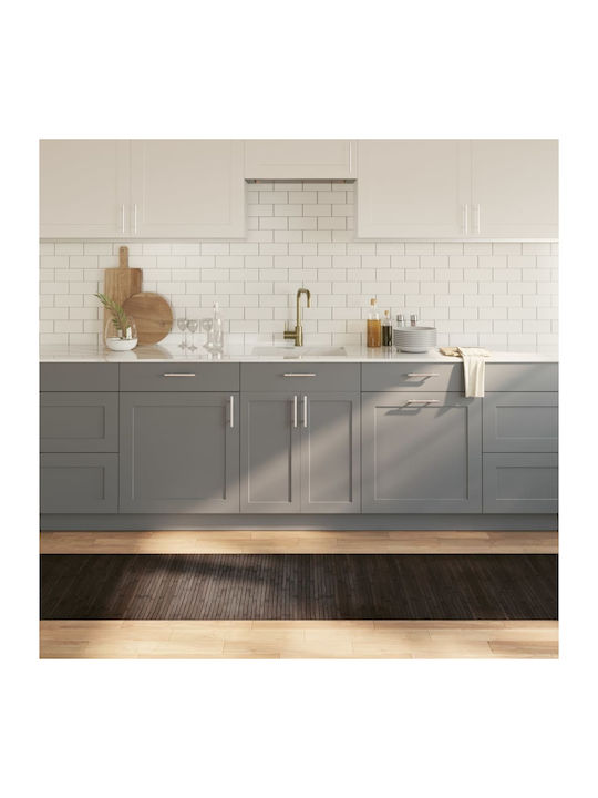 vidaXL Kitchen Mat Runner with Anti-slip Underlay Dark Brown 70x300εκ.
