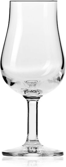 Krosno Set de pahare Whiskey din Cristal în Culoarea Argint Cu picior 100ml 6buc