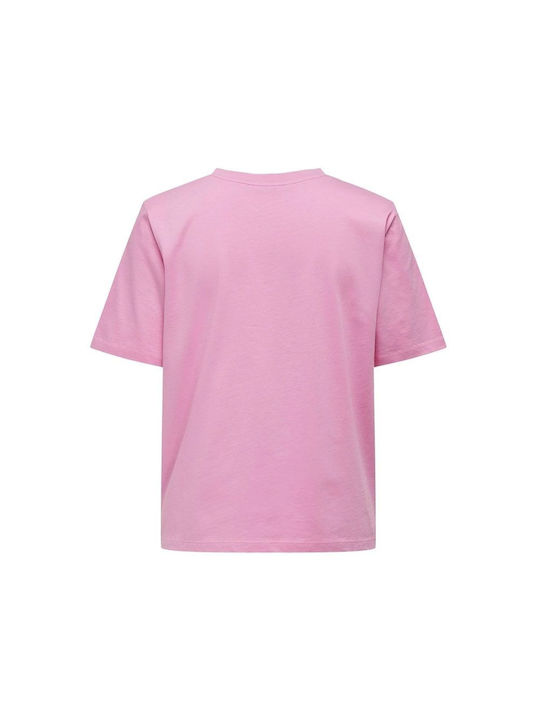 Only Damen T-shirt Pink