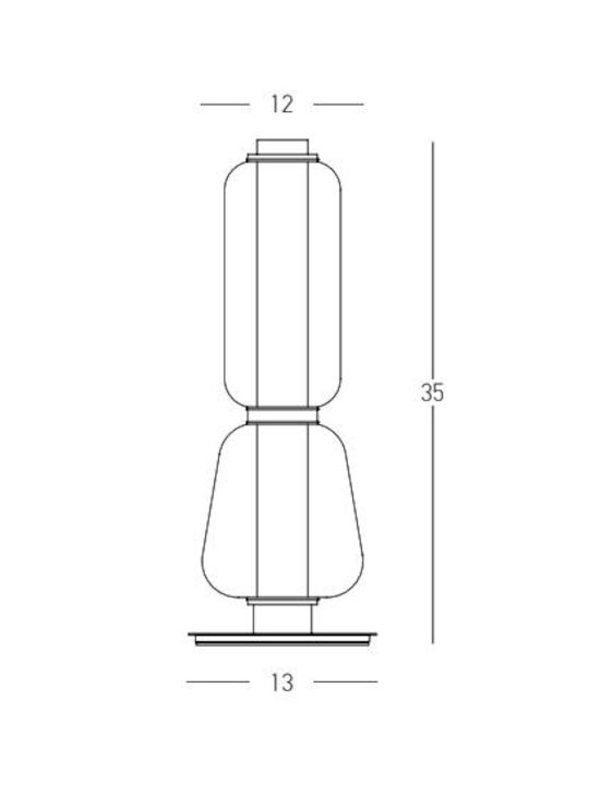 Viokef Dekorative Lampe Gold
