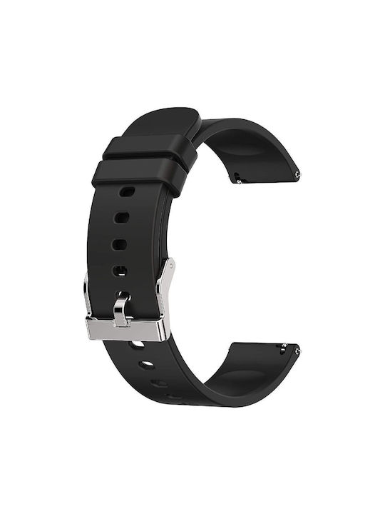 Strap Strap Silicone Gray (Compatible with models: Samsung Galaxy Watch Active, Garmin Vivoactive)