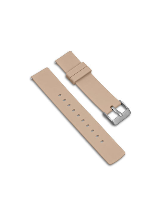 Strap Strap Silicone Gray (Compatible with models: Samsung Galaxy Watch Active, Garmin Vivoactive)