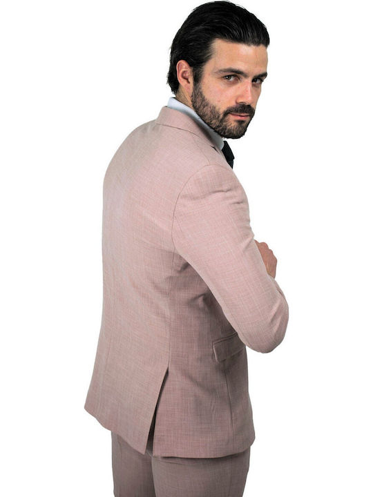 Ανδρικό Κοστούμι Mezzo Uomo 1-302/140-2284 Ροζ