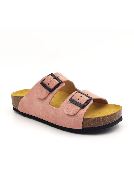 Women's Flat Sandals Anatomic Flatforms in Pink Color