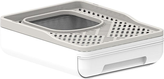 All For Paws Cat Toilet Closed Gray L49.6 x W38.8 x H40.7cm