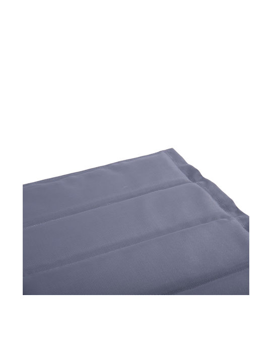 HomeMarkt Waterproof Sunbed Cushion with Backrest Milos-Creta Gray