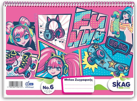 Skag Drawing Pad Νο6 1pcs