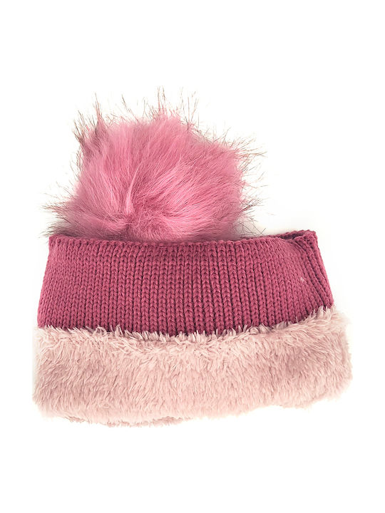 Kinder Mütze Gestrickt Rosa