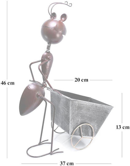 Artool Διακοσμητικό Κήπου Μεταλλικό 11x37x46εκ.