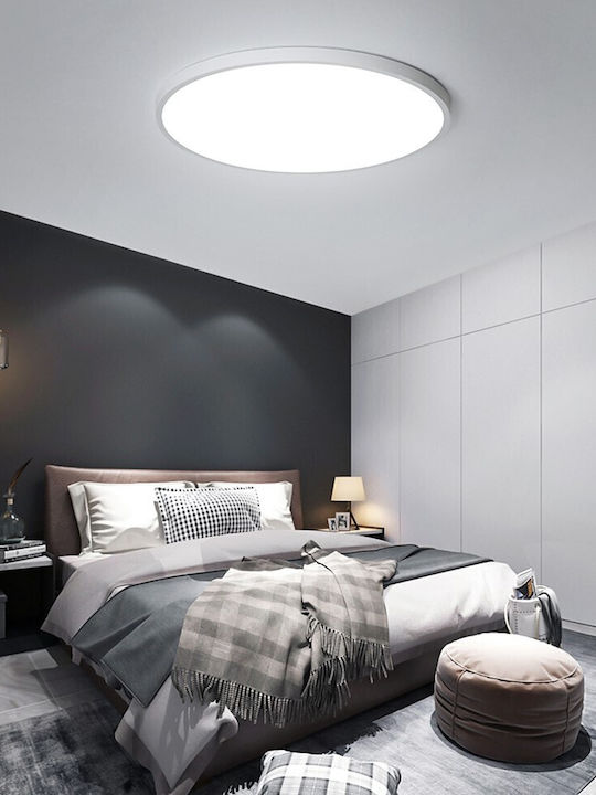 Rund LED Panel 38W mit Kaltweiß Licht 6500K