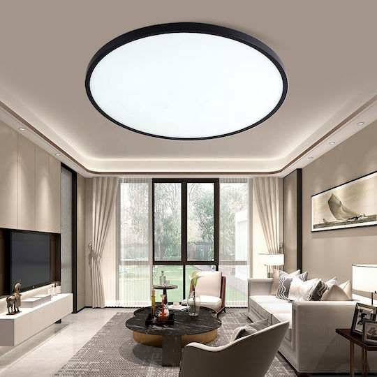 Rotund Panou LED Putere 38W cu Alb Rece Lumini