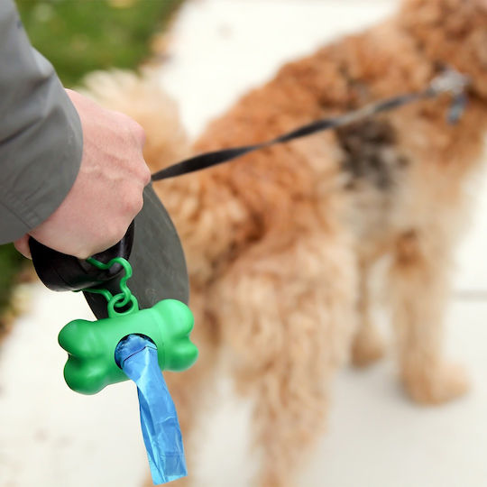 All For Paws Tasche mit Hundekotbeuteln Grün