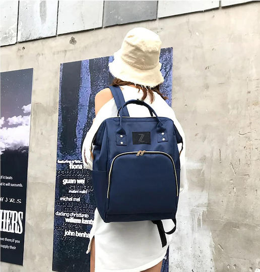 Wickeltasche-Wickelrucksack Marineblau