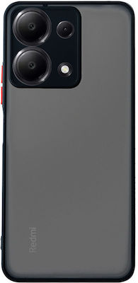 Lime Hardshell Fusion Full Camera Protection Back Cover Plastic / Silicone Durable Black (Redmi Note 13 4G)