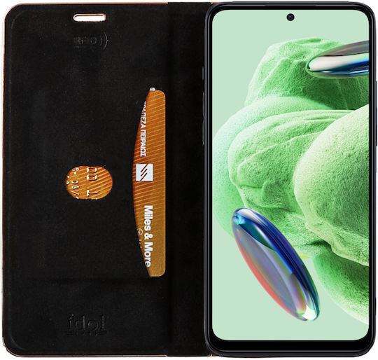 Idol 1991 Elite Книга Изкуствена кожа / Пластмаса / Силикон / Кожа Черен (Redmi Note 12 5G)