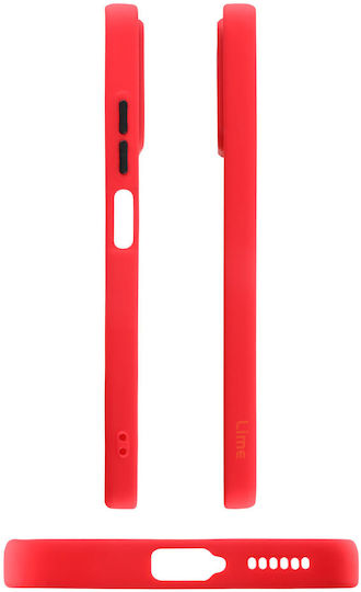 Lime Hardshell Fusion Full Camera Protection Back Cover Πλαστικό / Σιλικόνης Κόκκινο (Redmi Note 13 4G)