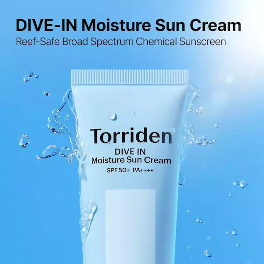 Torriden Dive In Sunscreen Cream Face SPF50+ 60ml