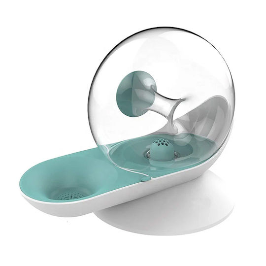 All For Paws Bowl with Container Water for Dog & Cat with Base 2.8lt in White Color