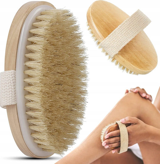 Bürste Peeling Holz Beige 1Stück