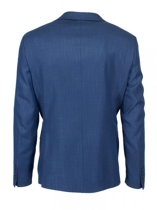 Freeman Clothing Sacou bărbați cu croială normală BLUE ROTTERDAM-596/8