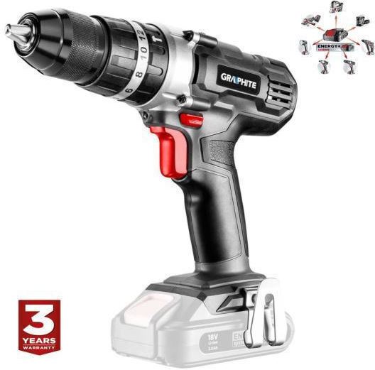 Graphite Percussive Drill Driver Battery Solo 18V