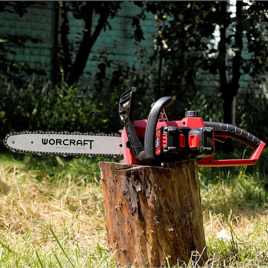 Worcraft Αλυσοπρίονο Μπαταρίας 2x4Ah 20V με Λάμα 35cm